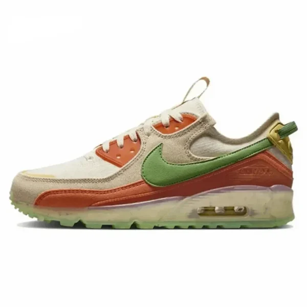 Nike Air Max Terrascape 90 Heren Dames sneakers Leer Retro Kleur Oranje Groen